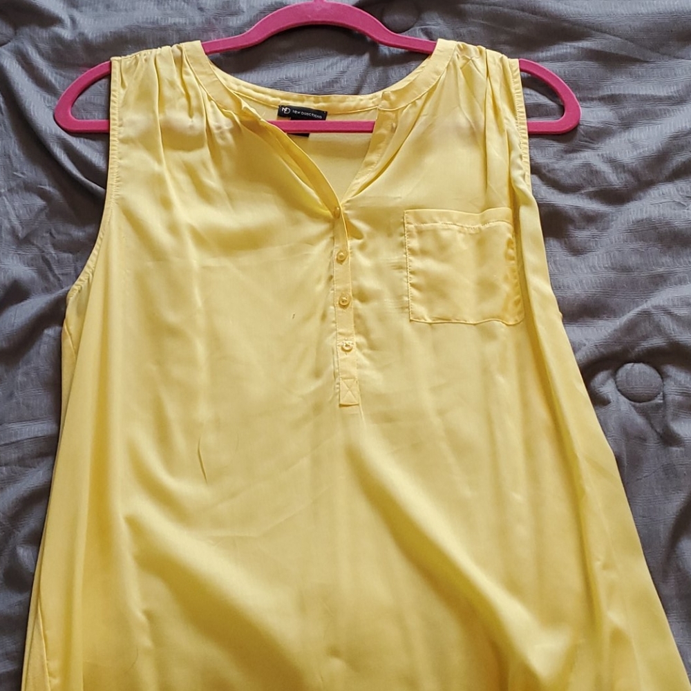 Yellow tank top